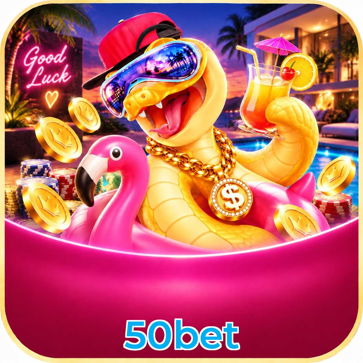 Aplicativo 50bet para Android e iOS com interface completa